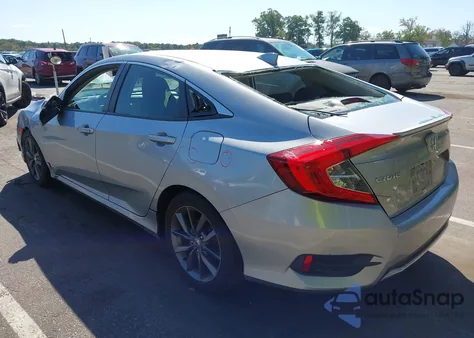 2020 Honda Civic Ex z USA, uszkodzony, nr VIN 19XFC1F37LE216951